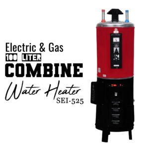 Electric and Gas Combine Geyser  Liter Wall Standing Smarty Auto Ignition And Standing